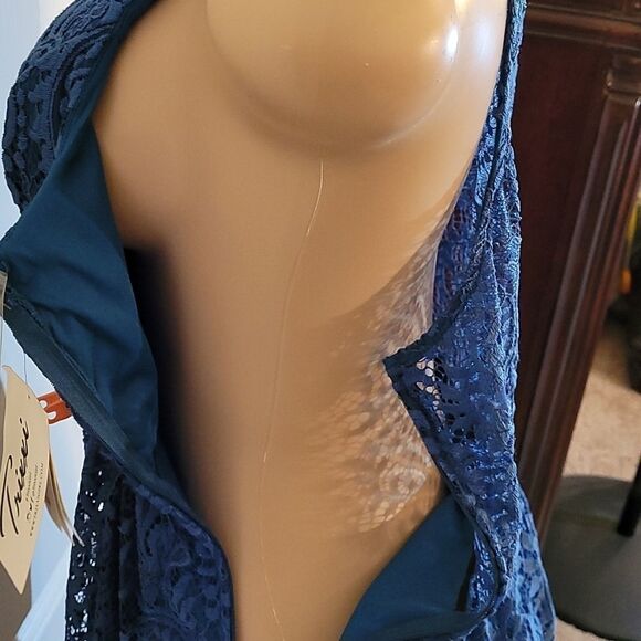 BRAND NEW TRIXXI  DARK GREEN LACE  DRESS - Picture 13 of 15